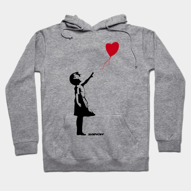 Banksy - Girl with Balloon Hoodie by Banksywalls